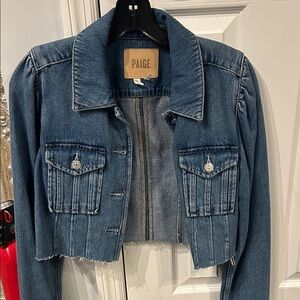 PAIGE Classic Blue Jean Jacket